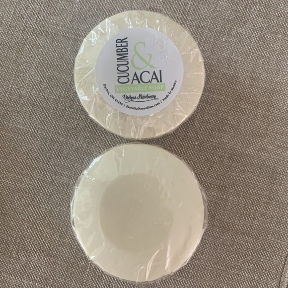 Dickens & Hawthorne FACIAL SOAP PLEAT WRAP lot of 6 tea tree, cucumber acai - Picture 4 of 5